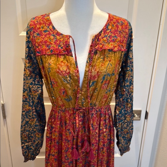 FARM Rio Floral Royalty Patch Maxi Dress Size S - Picture 6 of 14